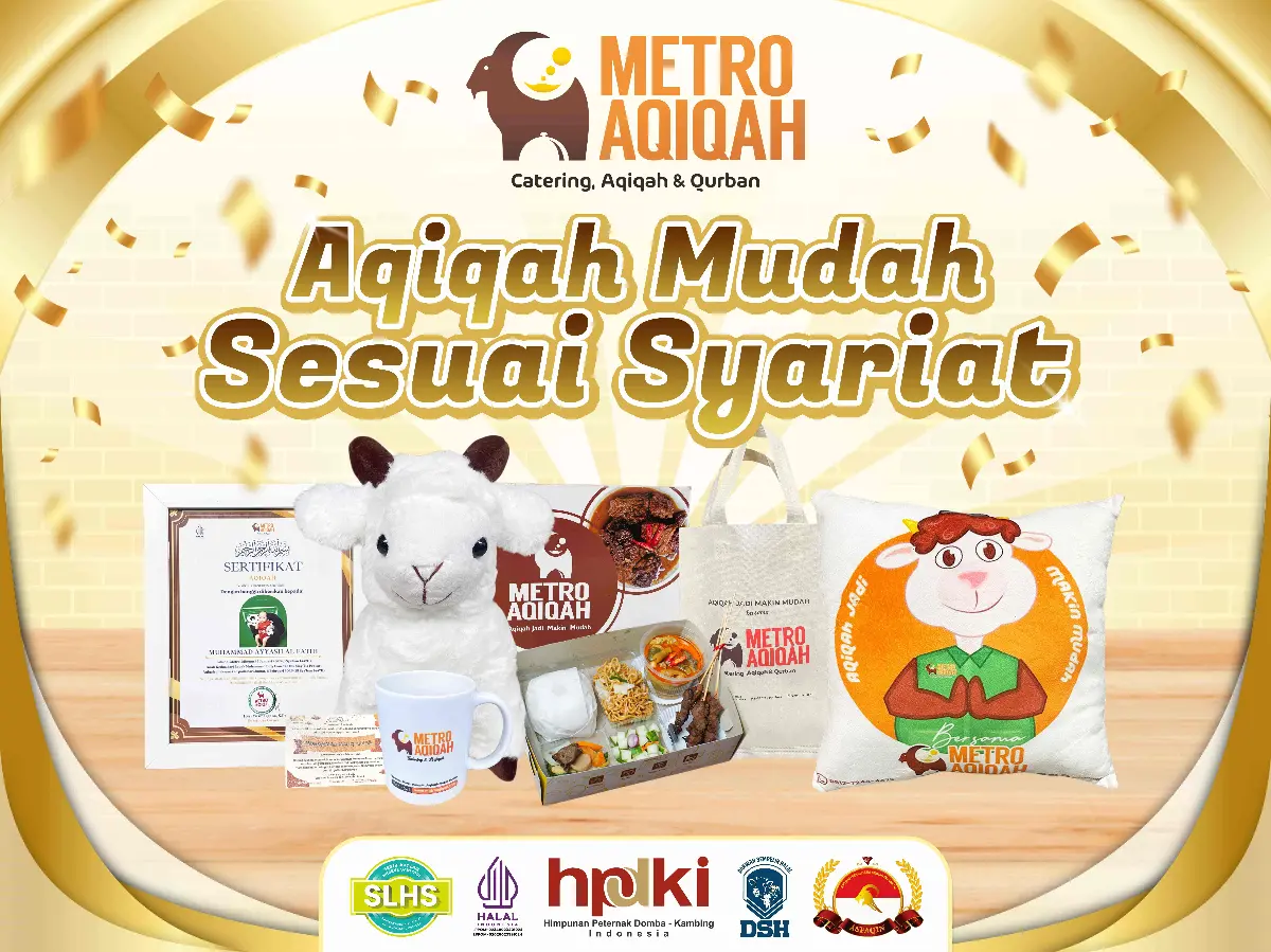 Banner Metro Aqiqah - Layanan Aqiqah Profesional Kota Metro Lampung